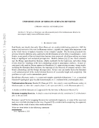 Uniformization of Riemann Surfaces Revisited