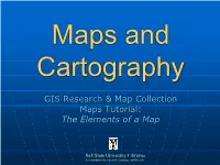 Maps and Cartography: the Elements of a Map, Please Contact the GIS Research & Map Collection, Ball State University Libraries, at (765) 285-1097