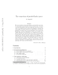The Connections of Pseudo-Finsler Spaces