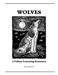 Wolves Learning Resource, 2016