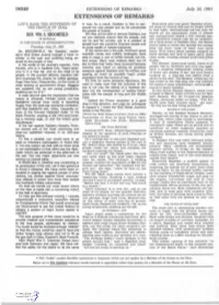 EXTENSIONS of REMARKS July 16, 1991 EXTENSIONS of REMARKS LET's EASE the SUFFERING of in Iraq