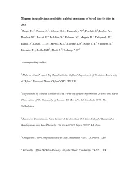 Mapping Inequality in Accessibility: a Global Assessment of Travel Time to Cities In