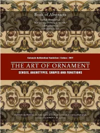 The Art of Ornament Senses, Archetypes, Shapes and Functions