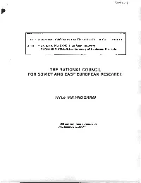 Agrarian Reform in Latvia