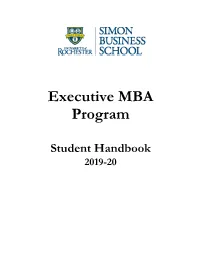 Executive MBA Program