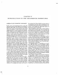 Introduction to the Ornamental Repertoire