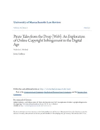 Pirate Tales from the Deep [Web]: an Exploration of Online Copyright Infringement in the Digital Age Nicholas C