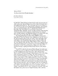 TK in NYC: an Interview with Tunde Kelani