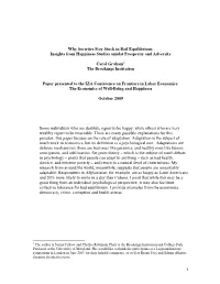 1 Why Societies Stay Stuck in Bad Equilibrium: Insights From