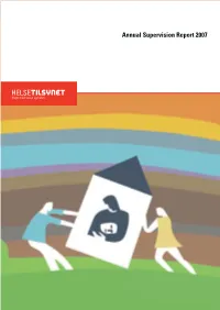 Annual Supervision Report 2007