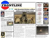 FRONTLINE Gray Army Airfield, Feb