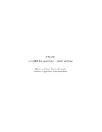 STACK: a Toolkit for Analysing Β-Helix Proteins