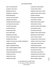 2013 Ap Merit Schools