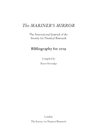 Bibliography 2009