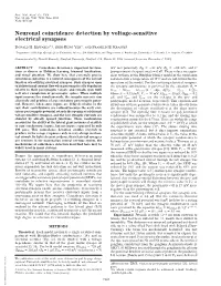 Neuronal Coincidence Detection by Voltage-Sensitive Electrical Synapses