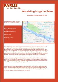 Wandeling Langs De Seine