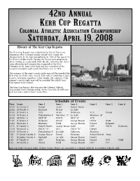 2008 Kerr Cup Program.Qxp