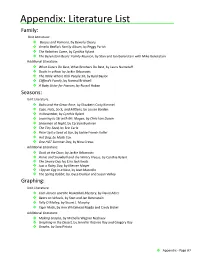 Appendix Sem 1 Lit List