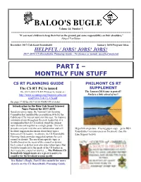 Fun Stuff from Baloo's Bugle