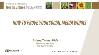 How to Prove Your Social Media Works