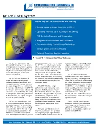 SFT-110 SFE System