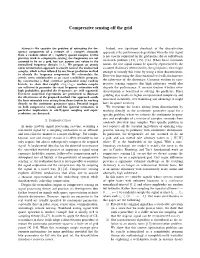 Compressive Sensing Off the Grid