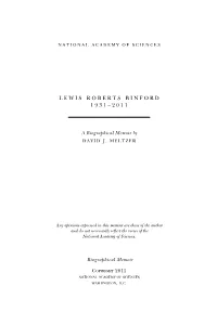 Lewis R. Binford, and the Name of This Course Is Revelations!”(Flannery, 2006, P
