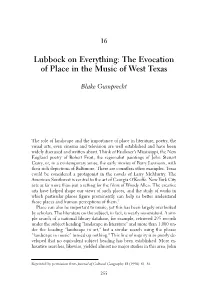 Lubbock on Everything: the Evocation of Place in the Music of West Texas