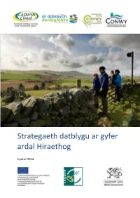 Strategaeth Datblygu Ar Gyfer Ardal Hiraethog