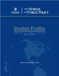 Student Profiles 2020-2021