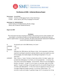 The Election of 2004 – Collective Memory Project