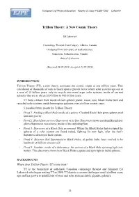 Trillion Theory: a New Cosmic Theory