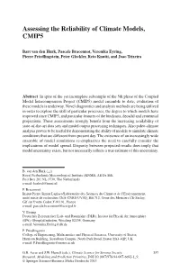 Assessing the Reliability of Climate Models, CMIP5