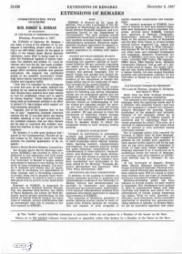EXTENSIONS of REMARKS November 9, 1987 EXTENSIONS of REMARKS