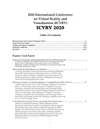 Table of Contents