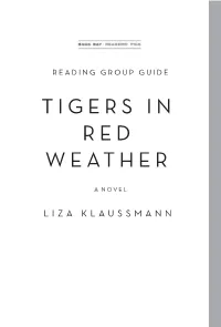 Tigers in Red Weather Have a Main Character? If So, Who Do You Think It Is?