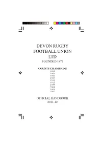DRFU Handbook 2011-12 Cc.Pmd
