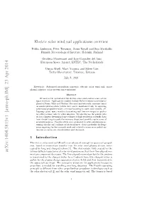 Electric Solar Wind Sail Applications Overview