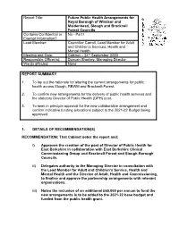 Meetings 200924 Cab DPH East Berkshire, Item 6A PDF 148 KB