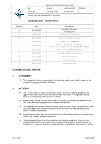 Scouting Ireland – Uniform Policy