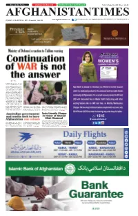 Truthful, Factual and Unbiased Afgtimes@Yahoo.Com Eye on The