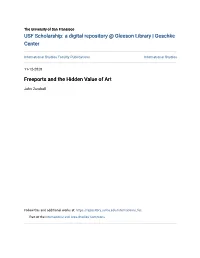 Freeports and the Hidden Value of Art