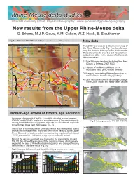 New Results from the Upper Rhine-Meuse Delta G
