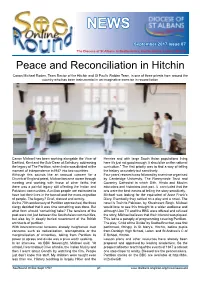 Peace and Reconciliation in Hitchin