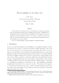 Retrocausality at No Extra Cost