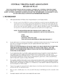 Rules of Play