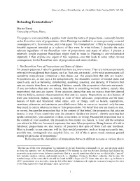 Defending Existentialism?
