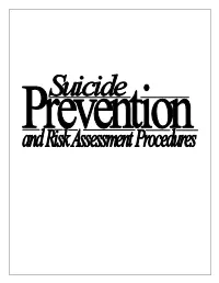 Sample Suicide Intervention Protocols