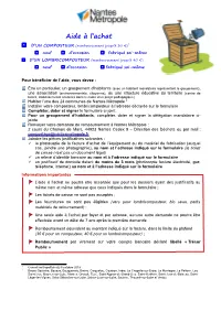 Aide À L'achat