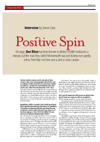 Interview with Ben Elton